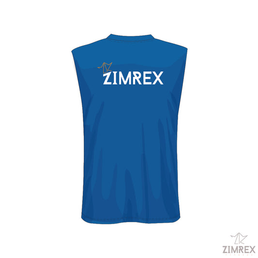 コットンノースリーブシャツー背面プリント