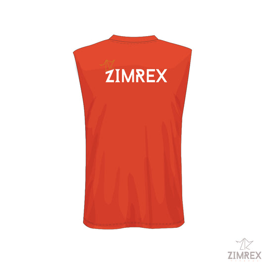 ドライノースリーブシャツー背面プリント