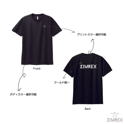 ドライTシャツー背面プリント